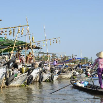 Les marchés flottants du mekong 11 