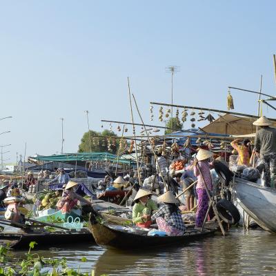 Les marchés flottants du mekong 12 