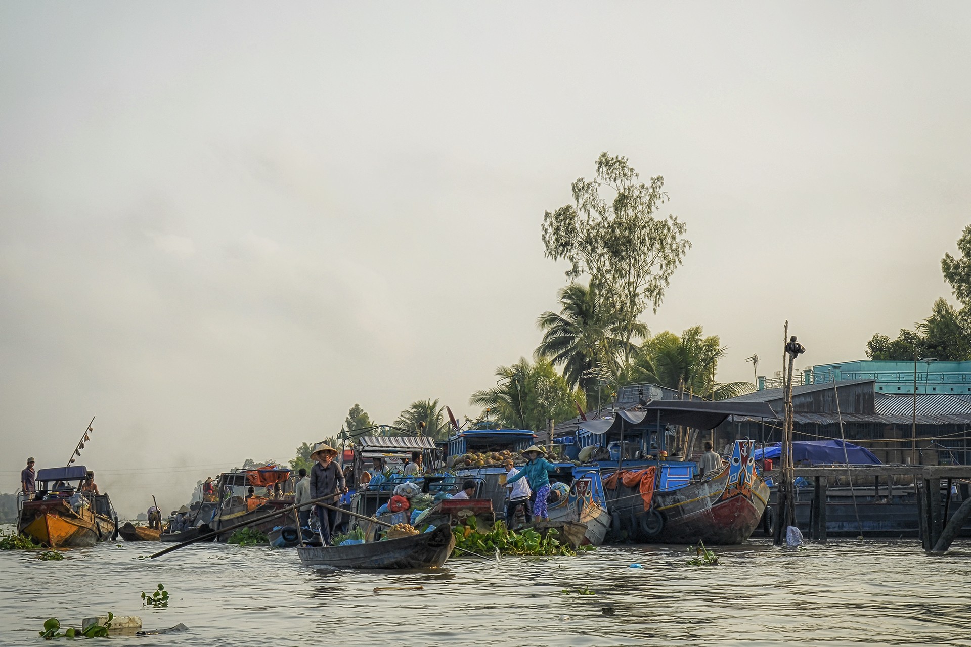 Les marchés flottants du mekong 13 