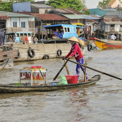 Les marchés flottants du mekong 4 