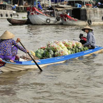 Les marchés flottants du mekong 5 