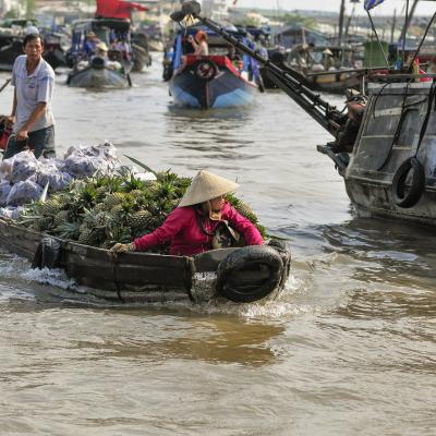 Les marchés flottants du mekong 7 