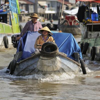 Les marchés flottants du mekong 8 