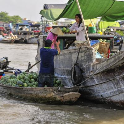 Les marchés flottants du mekong 9 